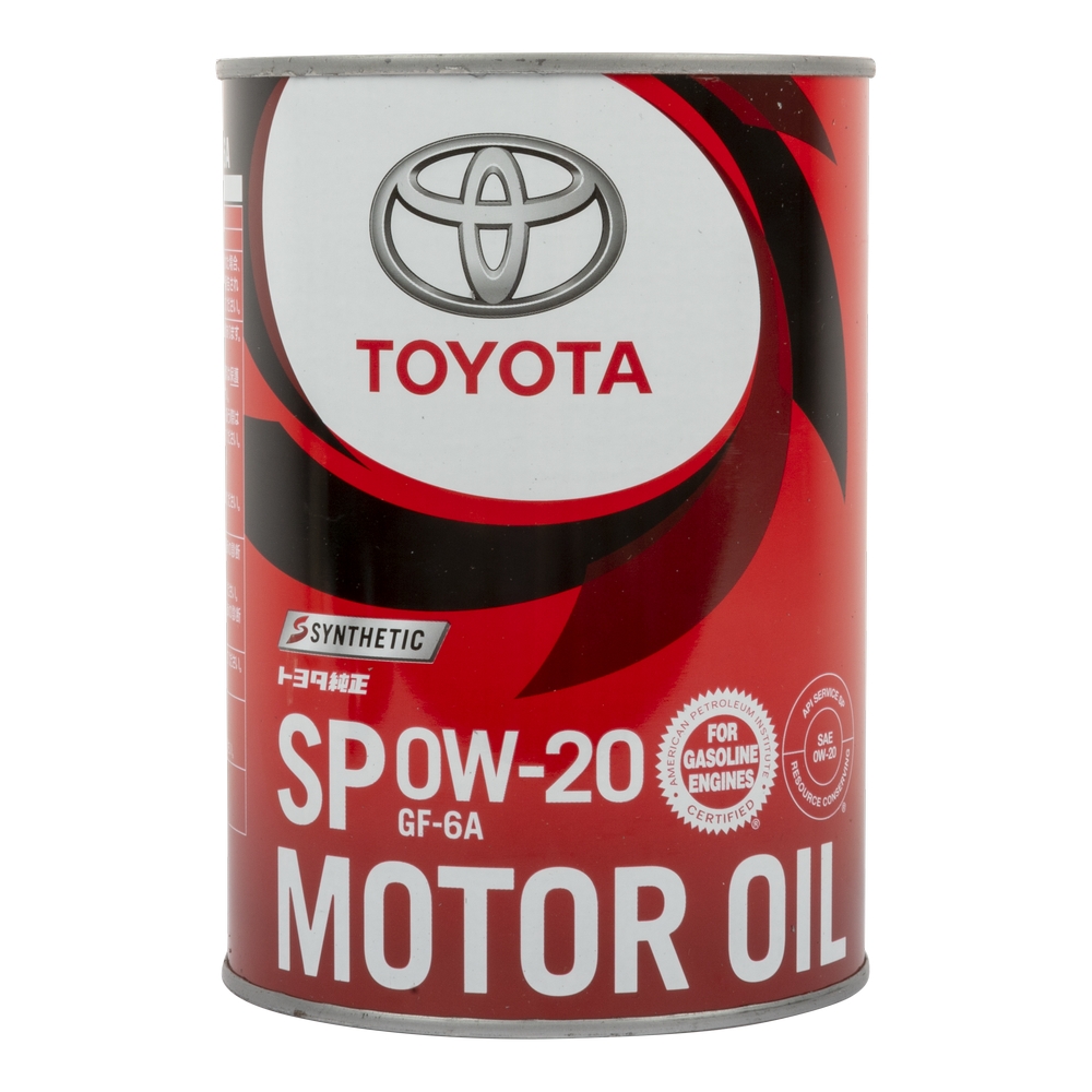 Масло моторное Toyota Motor Oil SP GF-6A 0W-20 1 л Цена - Купить в ...